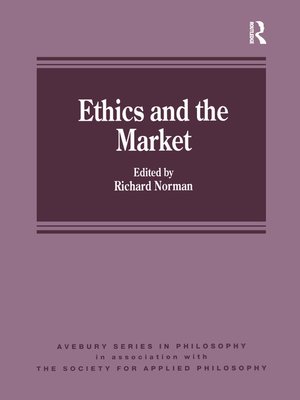 cover image of Ethics and the Market